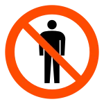 No Admittance SVG Icon